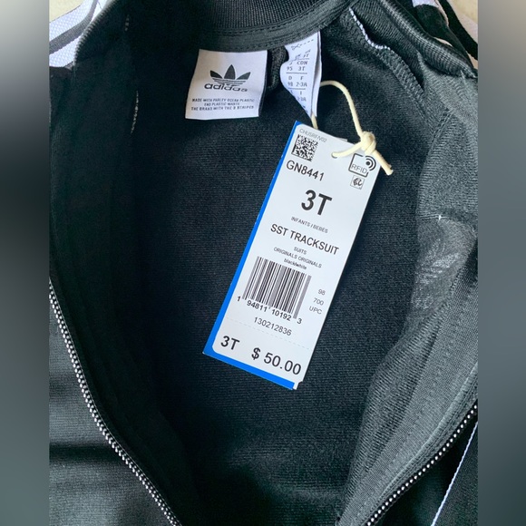 Adidas Adicolor SST Track Suit size 3T - Picture 4 of 5